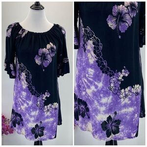 Hawaiian Scoop Neck Muumuu Casual Movements